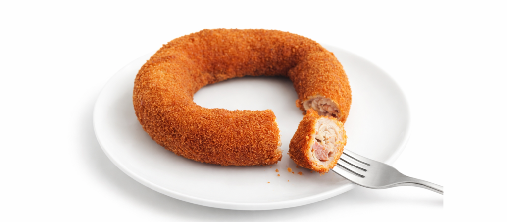 Flarrosquín crujiente de lomo y jamón curado Carnes Criado